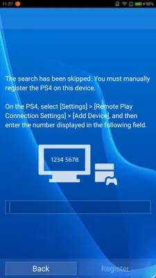 PS Remote Play android App screenshot 2